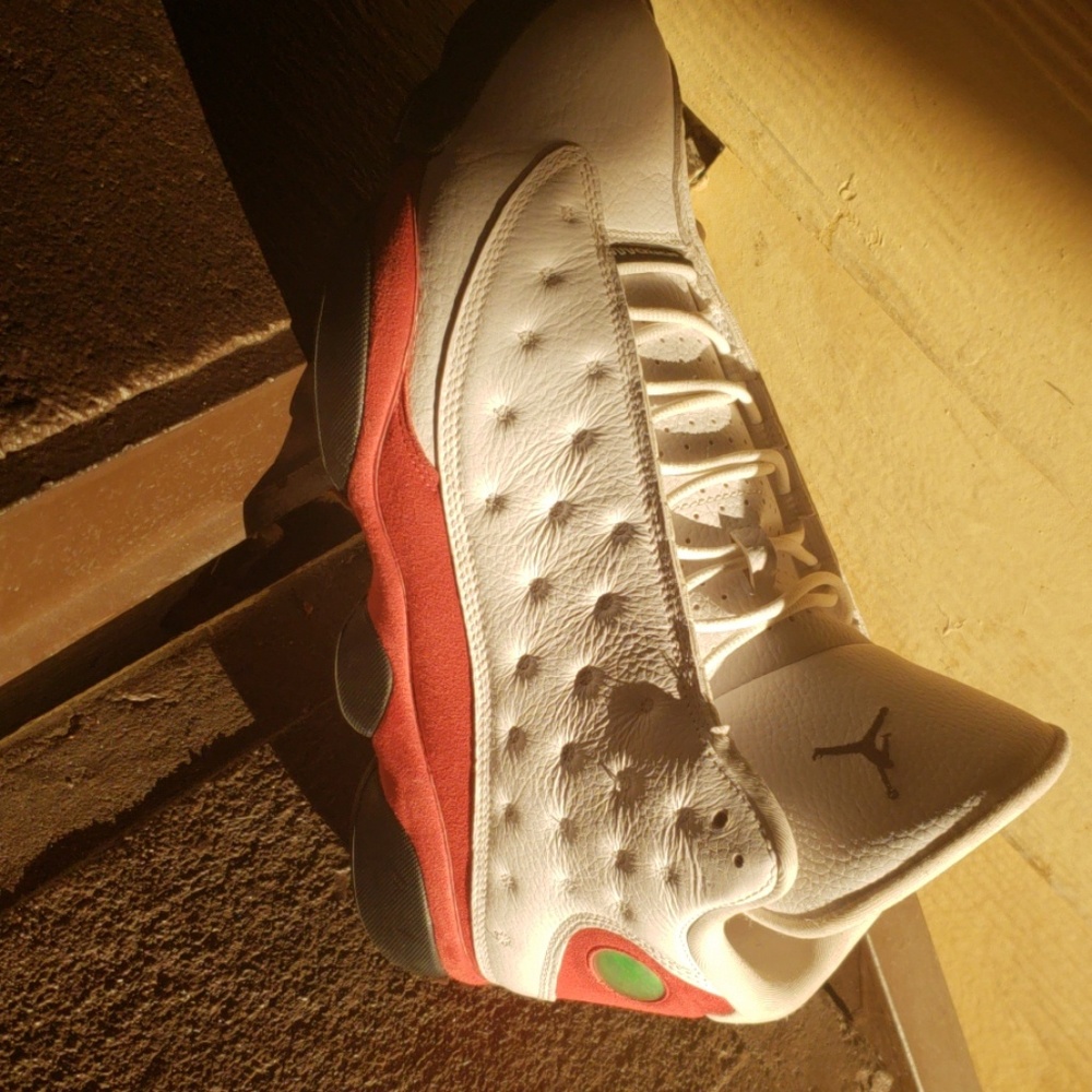 Jordan white and red 13